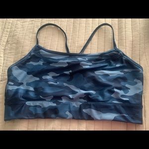 Gap Fit Sports Bra, Blue Camo XXL